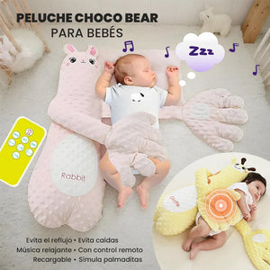 Choco Bear® – Almohada de Palmaditas Calmantes para Sueño Profundo del Bebé